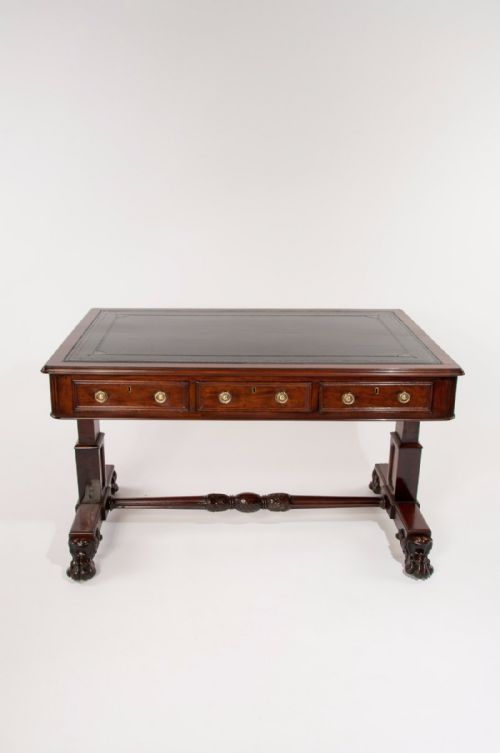 fig 9. Fine Regency Mahogany Partners Writing Table