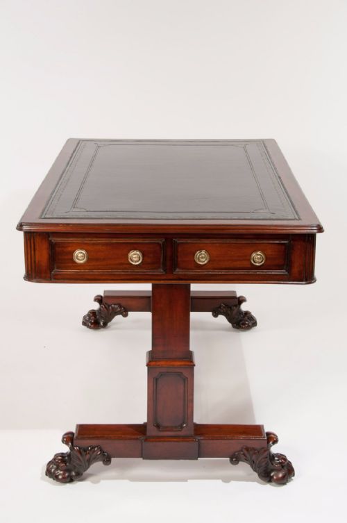 fig 10. Fine Regency Mahogany Partners Writing Table