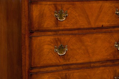 fig 5. A Good Antique Walnut Tall Chest of Drawers