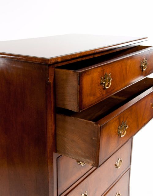 fig 7. A Good Antique Walnut Tall Chest of Drawers
