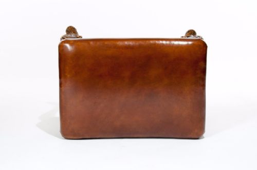 fig 9. An Attractive Antique Walnut and Gilt Leather