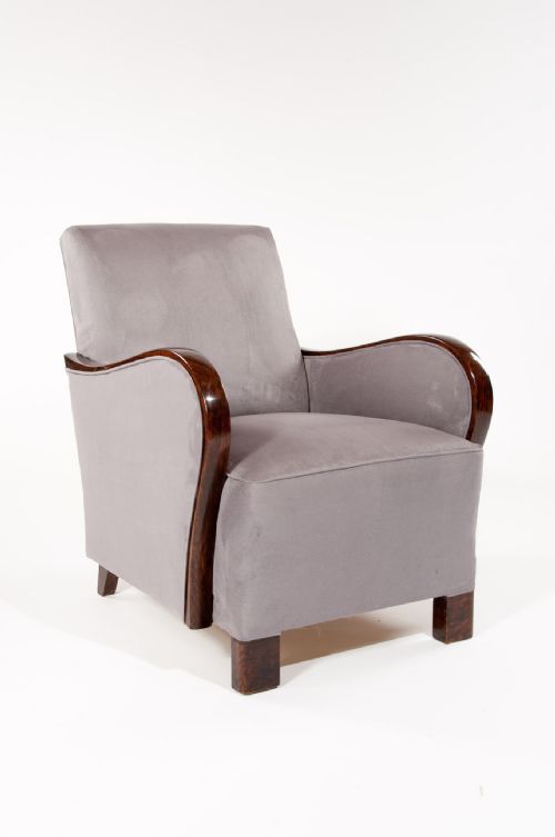fig 4. A Good Pair of Art Deco Armchairs