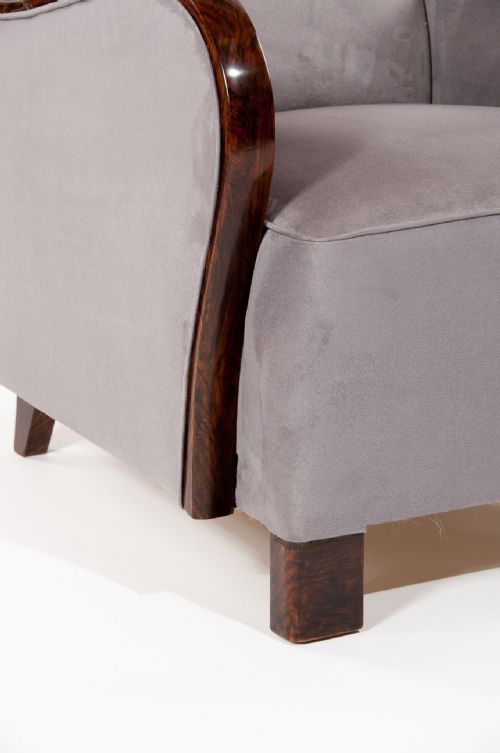 fig 6. A Good Pair of Art Deco Armchairs