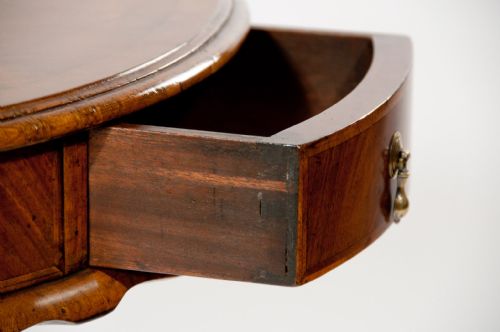 fig 9. Quality Antique Revolving Walnut Drum Table