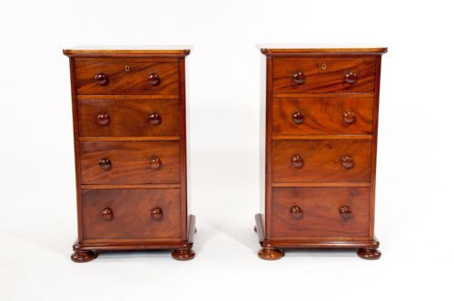 A Fine Pair of 19th Century Mahogany Chests