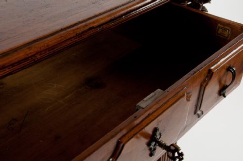 fig 6. Rare 17TH Century Italian Walnut Side Cabinet