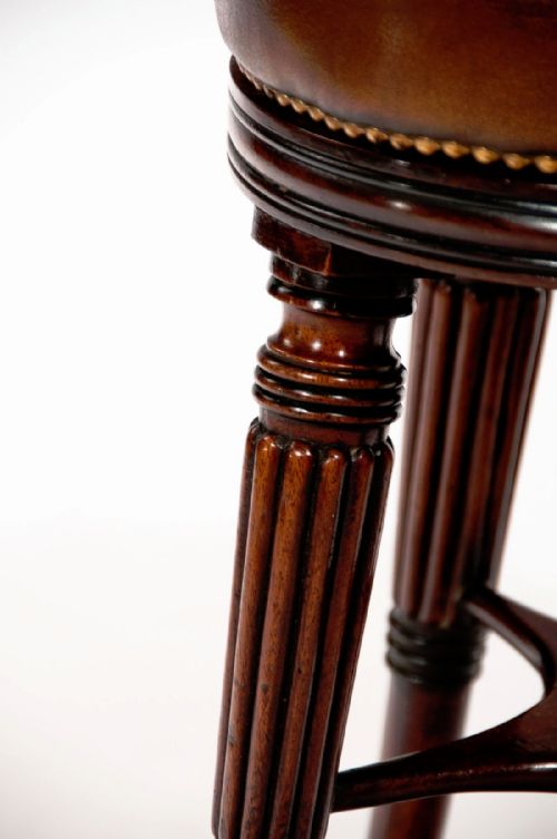 fig 8. A Fine Regency Mahogany Adjustable Piano Stool