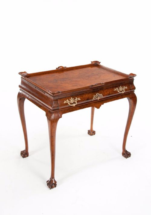A Good 19th Century Walnut Silver Table