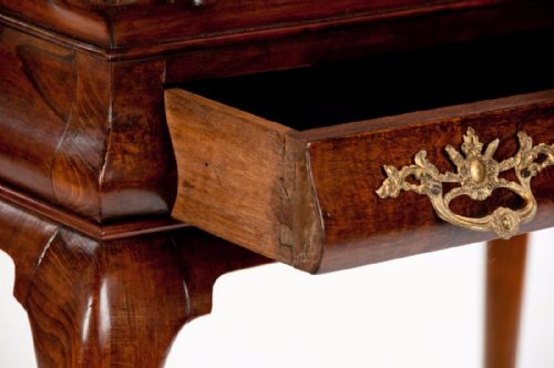 fig 1. A Good 19th Century Walnut Silver Table