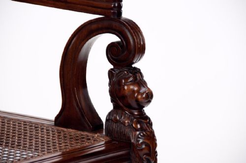 fig 2. Fine 19th Century Mahogany Desk Armchair