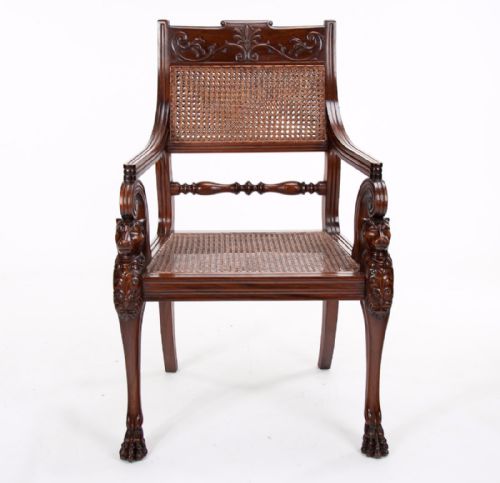 fig 4. Fine 19th Century Mahogany Desk Armchair