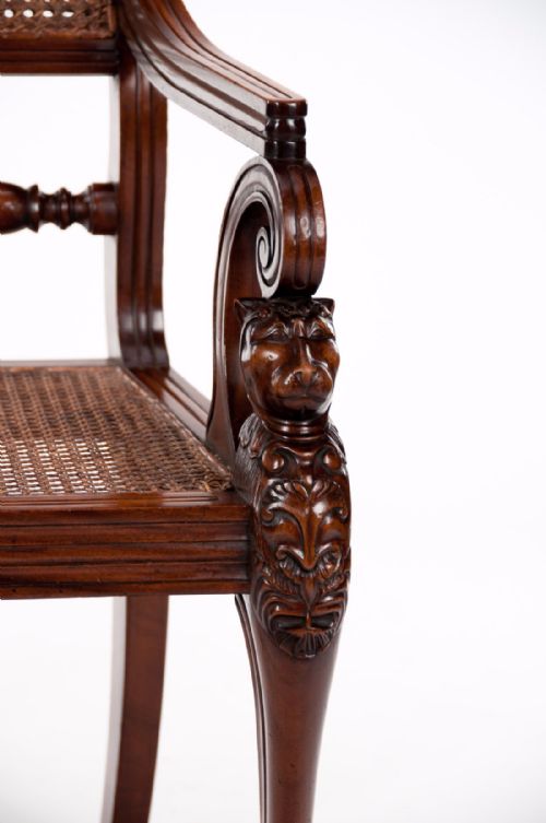 fig 7. Fine 19th Century Mahogany Desk Armchair