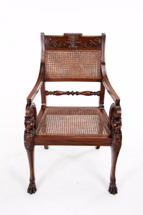 fig 8. Fine 19th Century Mahogany Desk Armchair