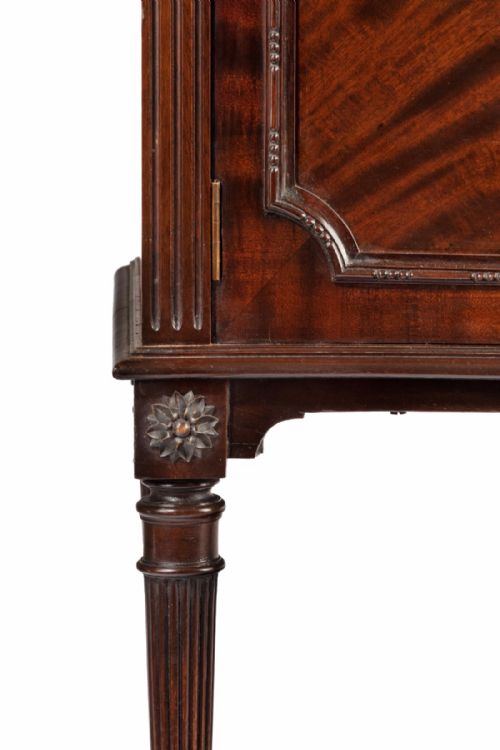 fig 6. A Fine Quality Edwardian Serpentine Shaped Display Cabinet