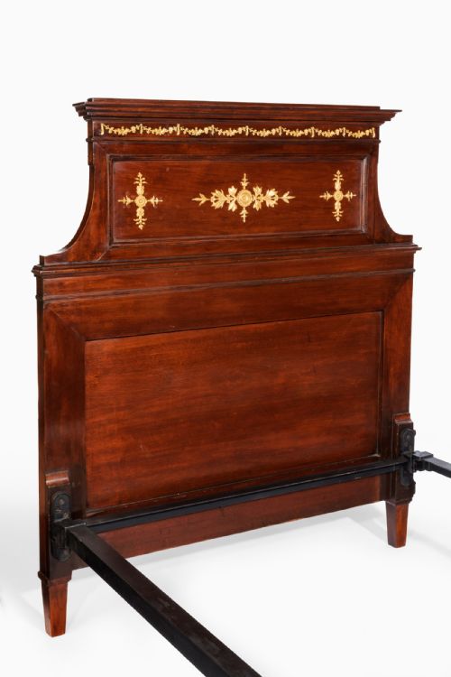 fig 4. Striking Pair of Antique French Ormolu Beds
