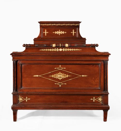 fig 10. Striking Pair of Antique French Ormolu Beds