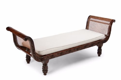 fig 2. 19th Century Anglo Indian Rosewood Daybed