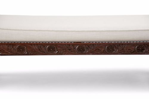 fig 7. 19th Century Anglo Indian Rosewood Daybed