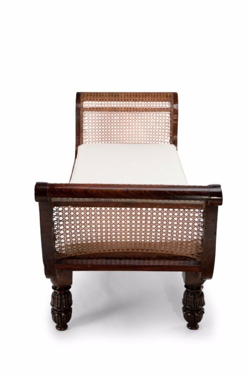 fig 9. 19th Century Anglo Indian Rosewood Daybed