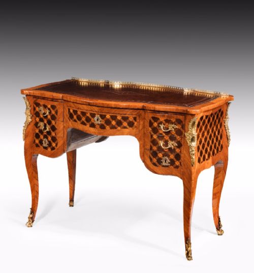 fig 5. Fine Louis XV Writing Desk Stamped J Schmitz