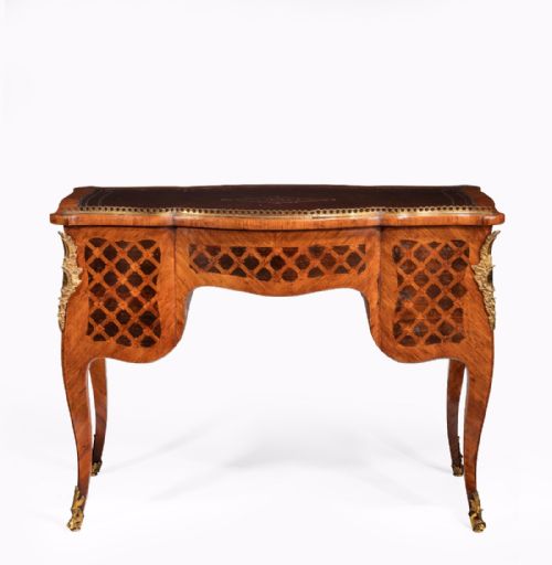 fig 8. Fine Louis XV Writing Desk Stamped J Schmitz