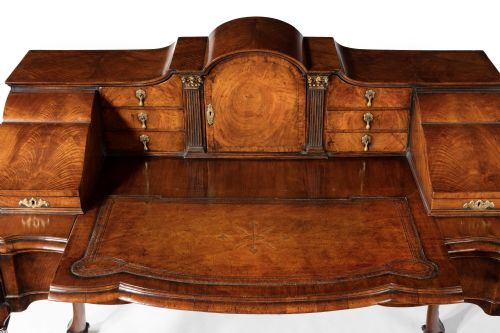 fig 7. A Wonderful Late 19th Century Walnut Carlton House Desk