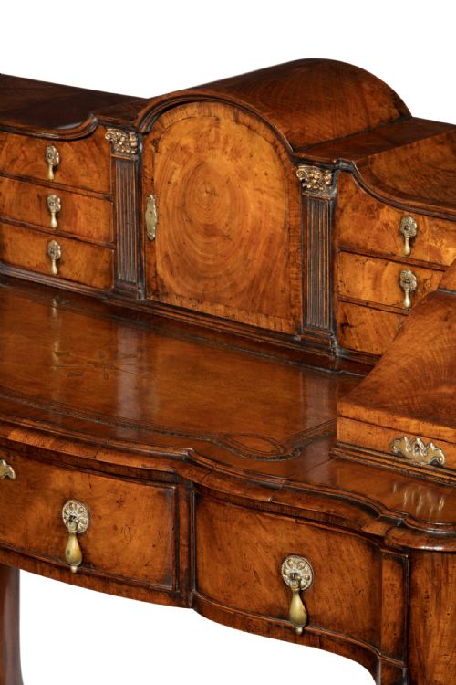 fig 9. A Wonderful Late 19th Century Walnut Carlton House Desk