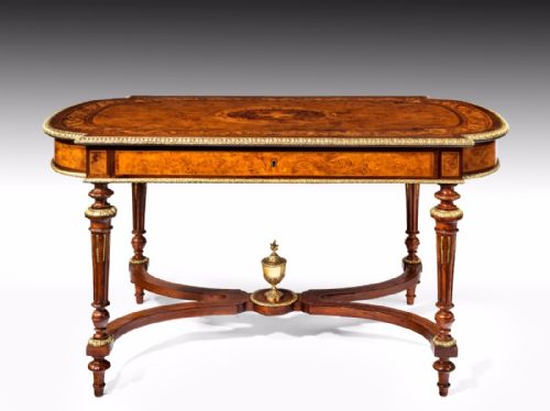 fig 1. Exceptional Quality Holland and Sons Centre Library Table