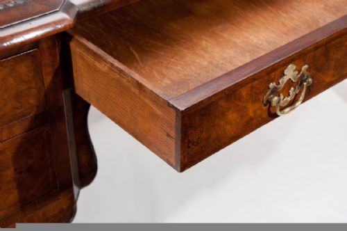 fig 1. A Very Good Quality Antique Walnut Partners Desk