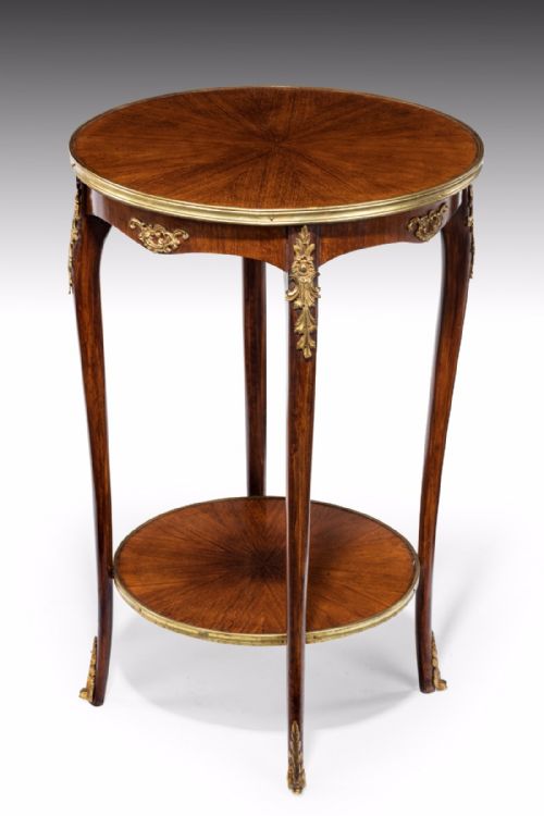fig 1. An Elegant Kingwood Two Tier Occasional Table