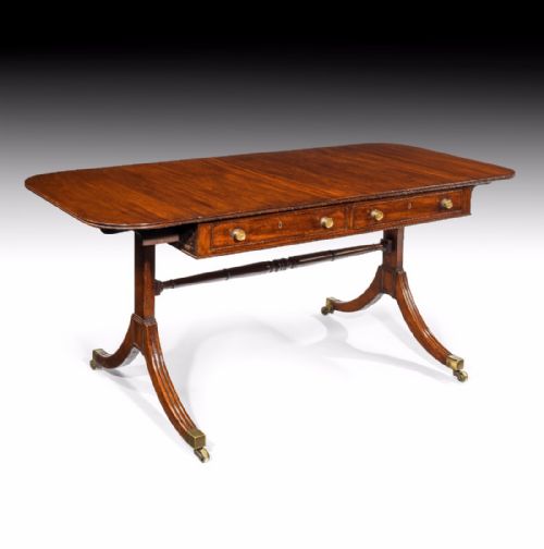 fig 1. An Elegant Regency Mahogany Sofa Table