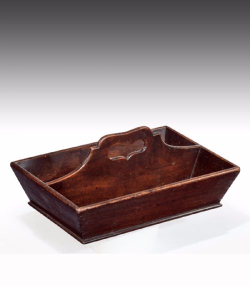 Fine Georgian Mahogany Cutlery Tray