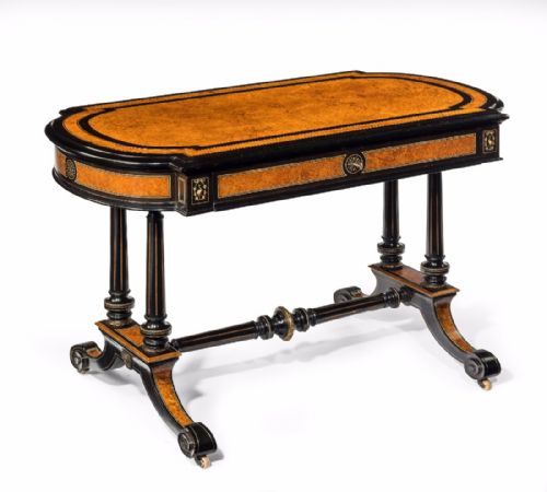 fig 1. Superb Quality Library Stretcher Table Gillows