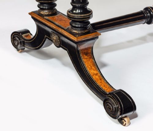 fig 2. Superb Quality Library Stretcher Table Gillows