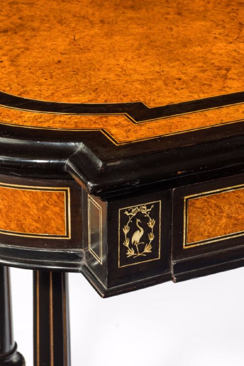 fig 3. Superb Quality Library Stretcher Table Gillows