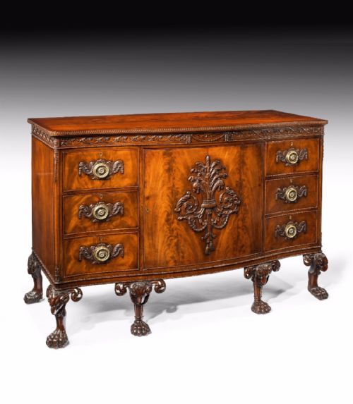 fig 1. Stunning late 19th Century Mahogany Side Cabinet