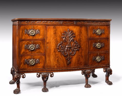 fig 2. Stunning late 19th Century Mahogany Side Cabinet