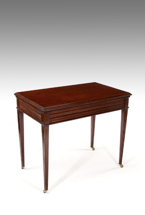 fig 1. A Rare Edwardian Walnut Roulette - Games Table By Maple & Co Of London 
