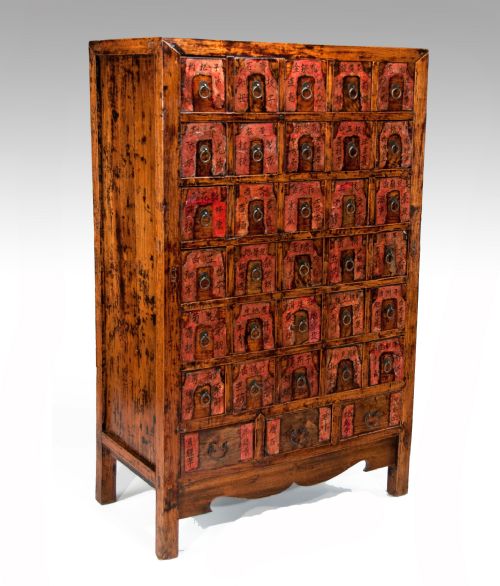 Early 20th Century Chinese Apothecary Cabinet
