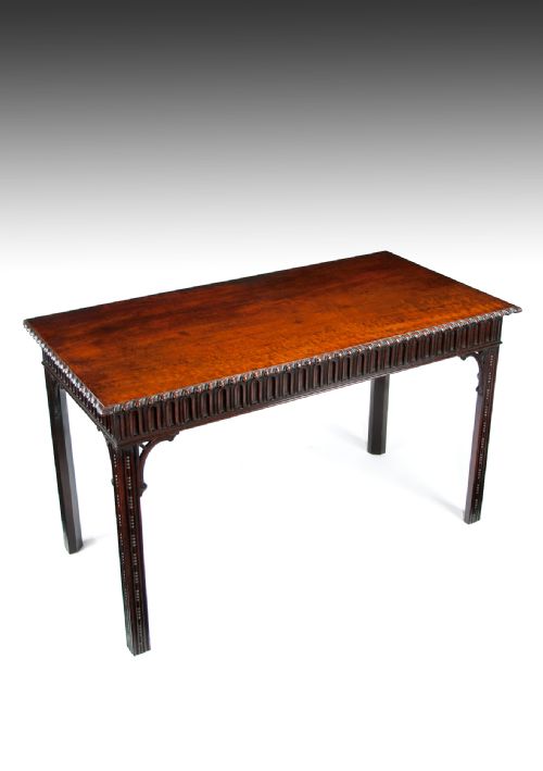 fig 1. Early 19th Century Georgian Mahogany Console - Serving Table, W.Williamson & Sons, Guildford (1790-1840) Provenance Lord and Lady of Hall Place