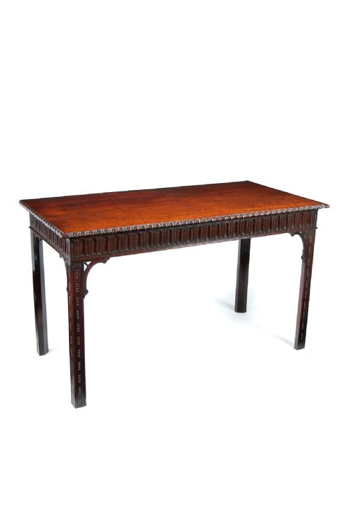 fig 2. Early 19th Century Georgian Mahogany Console - Serving Table, W.Williamson & Sons, Guildford (1790-1840) Provenance Lord and Lady of Hall Place