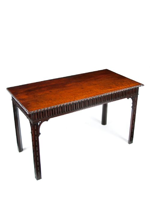 fig 3. Early 19th Century Georgian Mahogany Console - Serving Table, W.Williamson & Sons, Guildford (1790-1840) Provenance Lord and Lady of Hall Place