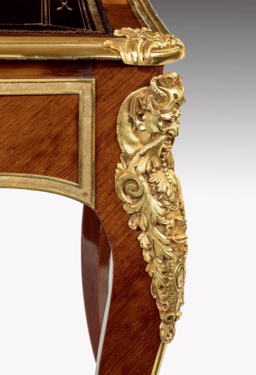fig 1. Exquisite 19th C Kingwood Bureau Plat With Provenance