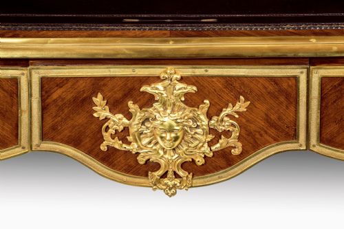 fig 2. Exquisite 19th C Kingwood Bureau Plat With Provenance