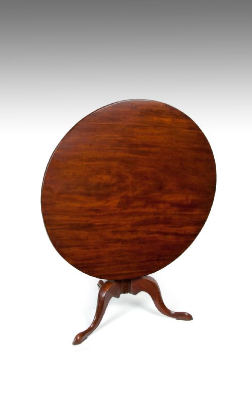 George III Mahogany Tripod Table of Large Proportions