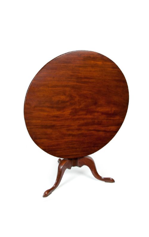 fig 1. George III Mahogany Tripod Table of Large Proportions 