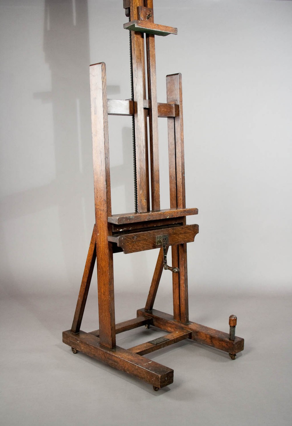 Quality Large Victorian Oak Easel by Windsor and Newton London