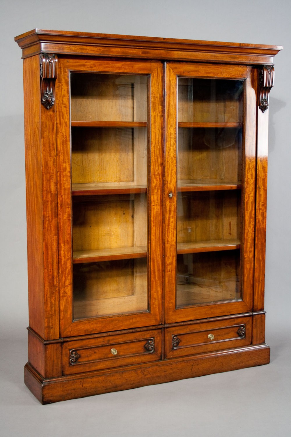 Fine Quality Victorian Mahogany Bookcase 