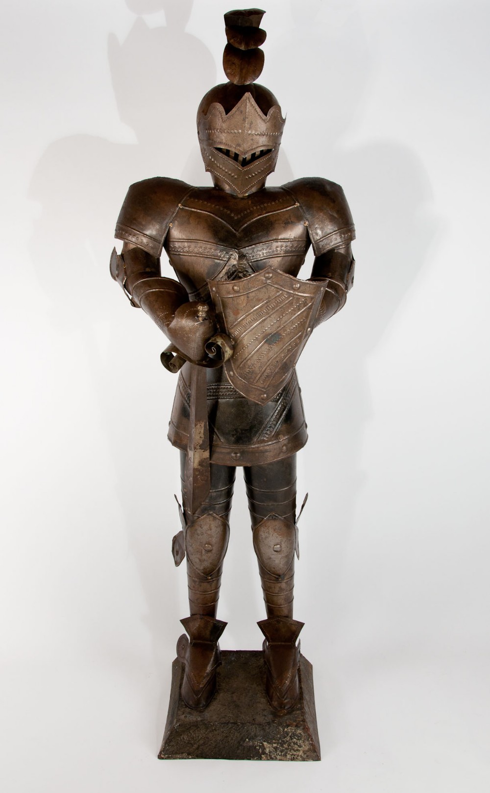 Delightful Life-sized Knight In Suit Of Armour  