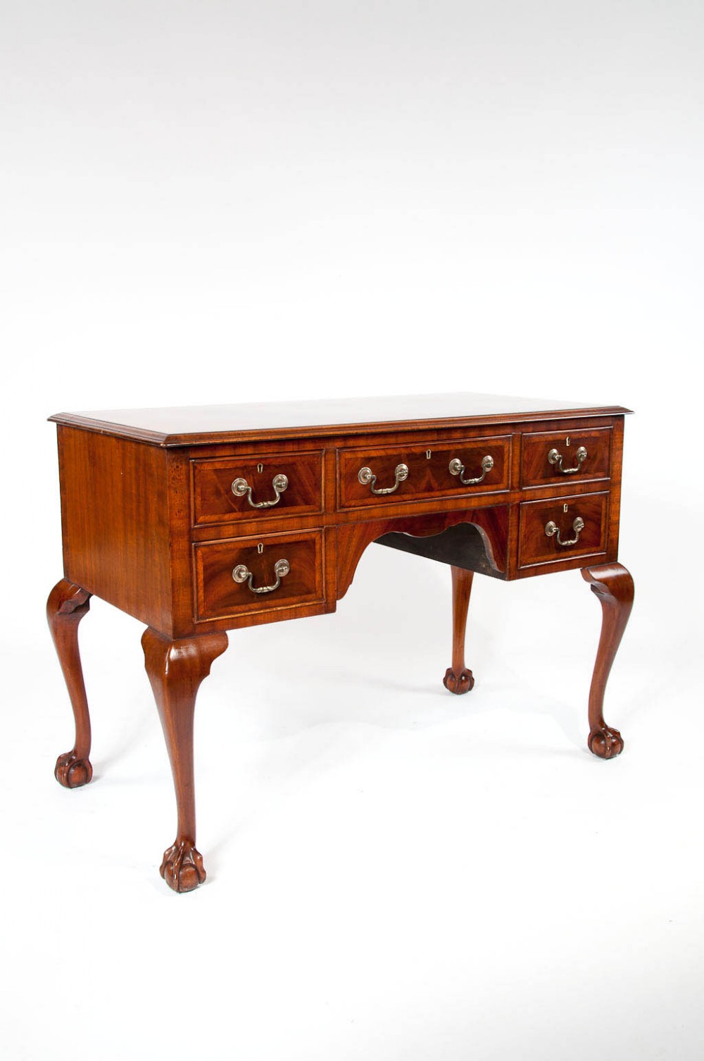 Quality Antique Mahogany Desk Lowboy 